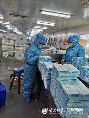 濟(jì)寧醫(yī)用口罩生產(chǎn)商24小時(shí)輪番趕工，全力保障供應(yīng)