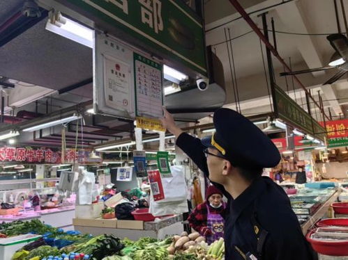 上海市強化節前民生商品監管，育路市場秩序井然